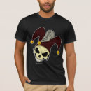 Search for court jester tshirts Skull