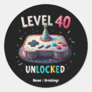 Search for vintage gamer stickers Level