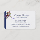 Search for hockey business cards Instructor