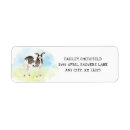 Search for cow birthday return address labels Barn