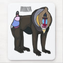 Search for cartoon monkey mouse mats Chimpanzee