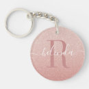 Search for sparkly key rings Blush pink