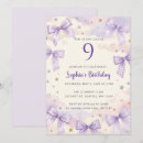 Search for 9 birthday invitations Purple