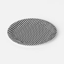 Search for black white striped plates Elegant