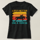 Search for horse lover womens tshirts Pony