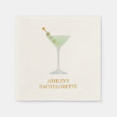 Search for martini napkins Bachelorette party
