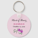 Search for maid of honour key rings Pink
