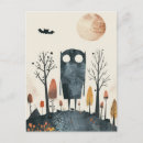Search for cute monsters postcards Halloween