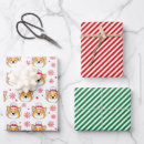 Search for corgi christmas wrapping paper Festive