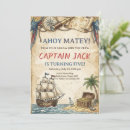Search for treasure map birthday invitations Vintage