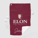 Search for college golf towels Elon university