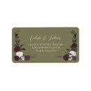 Search for gothic return address labels Rustic