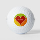 Search for heart golf balls Colourful