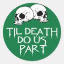 Search for green skull stickers Halloween