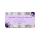Search for silver metallic return address labels Foil