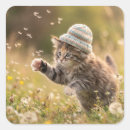 Search for playful kitten stickers Flowers