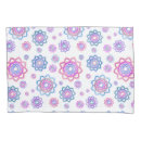 Search for pink flowers pillowcases Flower pattern