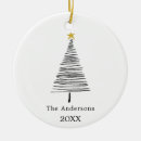 Search for black and white christmas tree decorations Xmas