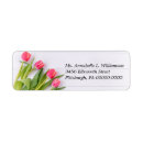 Search for tulips return address labels Bridal shower