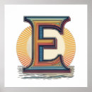 Search for monogram e art Typography