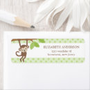 Search for girl monkey return address labels Girls