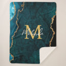 Search for teal and gold blankets Agate