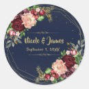 Search for gold fall wedding stickers Rustic