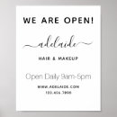 Search for reopening posters Hair stylist