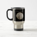 Search for peace travel mugs Black