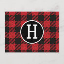 Search for monogram postcards Red