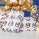 Search for funny santa wrapping paper Xmas