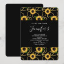 Search for black and yellow birthday invitations Classy