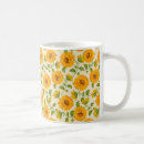Search for sunflower print mugs Yellow