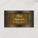Search for brushed bronze business cards Metal
