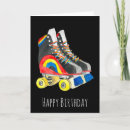 Search for roller skate birthday cards Retro