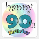 Search for happy 90th birthday stickers Party