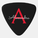 Search for red guitar picks black