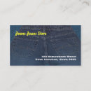 Search for denim business cards Unique