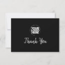 Search for business thank you cards Black