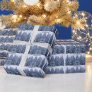 Search for winter woodland wrapping paper Blue