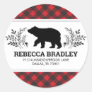 Search for plaid flannel stickers Bear