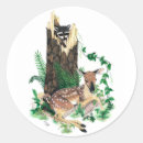 Search for wild deer stickers Nature