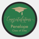 Search for gold graduation cap stickers Celebration
