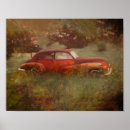 Search for vintage red car posters Antique