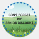 Search for seniors stickers Senior discount