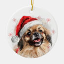 Search for pekingese christmas tree decorations Dog