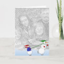 Search for snowmen christmas cards Illustration
