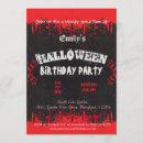Search for blood red invitations Black