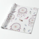 Search for dreamcatcher wrapping paper Feathers