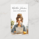 Search for social media manager business cards Influencer